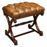 Antique Regency Mahogany Bench by Gillows